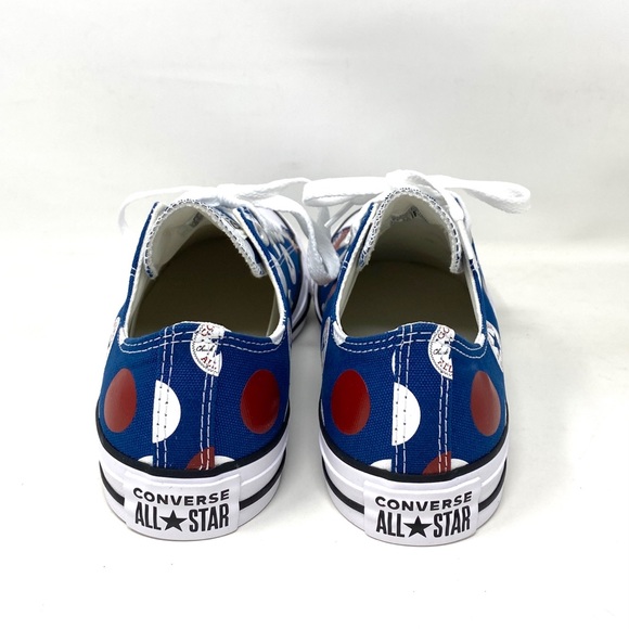 Converse Chuck Taylor Sneakers Women's AS Low Top Court Blue Canvas Size 167860C - Picture 8 of 10